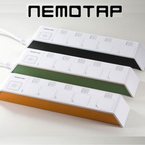 네모탭 3구 4구 5구 멀티탭 멀티콘센트, 오렌지, 네모탭 5구 개별형 1.5m