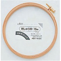 쏘잉스타 크로바 원목 자수틀 나무수틀 우드 자수틀 원형 수틀 프랑스자수 4종, 15cm
