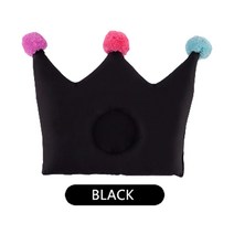 크라운짱구베개 KC인증 아기베개, 블랙