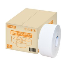 팜파스 미쁘 다인니 무형광 점보롤 화장지, 1box, 16롤