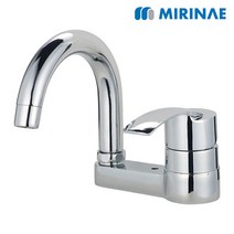미리내 MP-304B 프리미엄 거위목 세면기 수전, 1세트