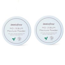[innisfree]노세범 모이스처 파우더 기획SET_2개, 5g/5g, 2개