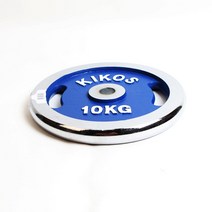 kikos 중량원판(역기판)10kg, 1개, 10kg