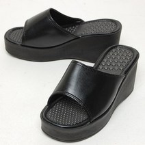 아이슈즈상굽 숙녀 7.5 cm 통굽 슬리퍼