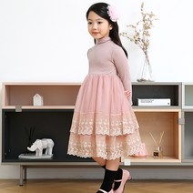 노블엔젤 여아 레이스 롱원피스 No 389