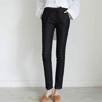 플레이팝 블랙밴딩청바지