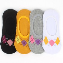 더베이직 여성아가일페이크