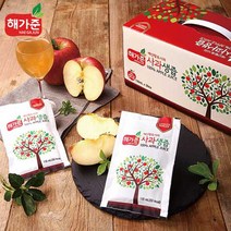 해가준 100% 예산황토사과 그대로를 착즙한 원액 (30포/50포), 50팩, 110ml