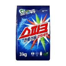 스파크 스마트클린 분말세제 리필, 3kg, 1개