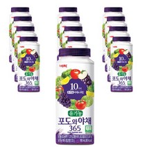 비락 유기농포도와야채365(12EA), 12개, 180ml
