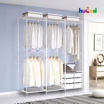 휴센 갤럭시 1890B 기본형 드레스룸 옷장 행거, 갤럭시 1890B(화이트)