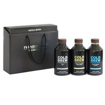 더치앤더치 콜드브루 500ml 3병 선물세트, 07_케냐2병+예가체프1병 선물세트