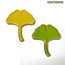 로고마크 가을 은행잎 뺏지
