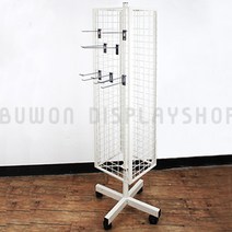 부원진열장 사각회전진열대 대 소 철제진열대, 1개