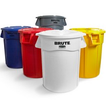 러버메이드 벤티드 브루트컨테이너 75L세트(통+뚜껑), 흰색, 1개