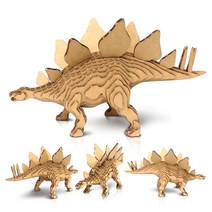 콘타모 골판지 3D 종이 입체 퍼즐 스몰 Small (스몰), 공룡, 스테고사우르스 (Small)