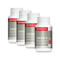 뉴트라라이프 칼슘 & 마그네슘 위드 비타민 D3 90캡슐 4통 / Nutralife Calcium & Magnesium, 300mg, 4개