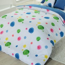 보드래 유니크 순면 누빔이불커버, 컬러버블