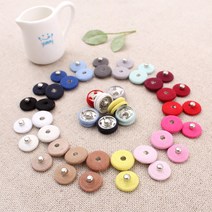 쏘잉갤러리 13mm 싸개스냅단추(5p), 그레이