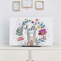 이마켓 에볼루션 고급원단 대형 TV덮개, 화이트 토끼