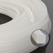 실리콘사각패킹 (가로2mm*세로6mm) - 10M(반투명), 1개