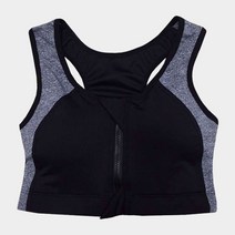 804앞지퍼 서포트 스포츠브라- 요가 필레테스 상의 탑