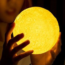럭키유통 슈퍼문 3D 입체달조명_소원성취등_블러드문_문라이트_스텐드 무드등/수면등/수유등, 3D입체달조명 사출성형방식