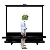 Yuncine 이동형 폴대스크린 필름 포터블 미니빔 빔프로젝트 빔스크린 빔프로젝터, 02) 60인치 폴대 필름 프로젝트 빔스크린