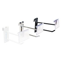 메쉬망 이중후크/망후크/휀스망 부속/매장 진열 수납, 100mm, 화이트, 1개