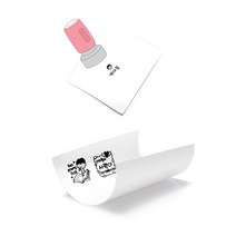 키즈네임 305.러블리 북&의류 스탬프, 의류_검정, 4.의류스탬프 전용 스티커