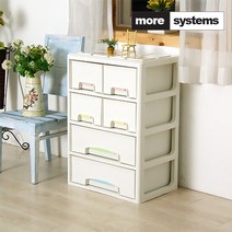 모아시스템즈 베이비 수납장 4단 트윈2일반2단 플라스틱서랍장