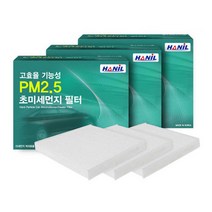 PM2.5 초미세먼지 필터 (3회 교체분), 1개, 현대 | pb174 싼타페 더프라임 *3개
