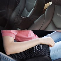 캡티바 VIP 고품격 메모리폼 팔쿠션/팔걸이쿠션/자동차팔쿠션, 팔쿠션_블랙