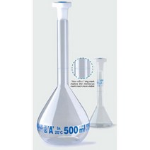 메스플라스크(백색 이소랩 유리)-외산, 1개, 100ml