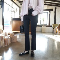 나나진 시크블랙 부츠컷(바이어스 팬츠) NA1128