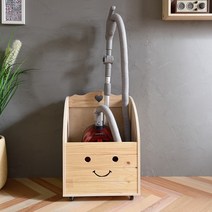 꿈이있는나무 스마일청소기보관함 청소기보관함, 네추럴