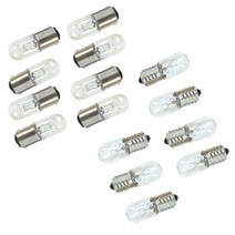 velton 꼬마전구 파이롯트램프E10 10개세트 6.3V12V24V, E10소켓 원형나비타입 (2개발송)