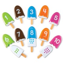 (러닝리소스)숫자아이스바 LER7344/수/아이스크림모형, 단품