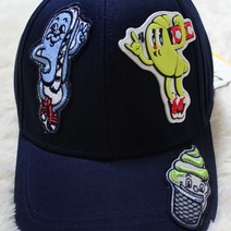 KENZO 18SS 다크네이비 아이스크림 패치 아이콘 볼캡 모자 KL90518 49