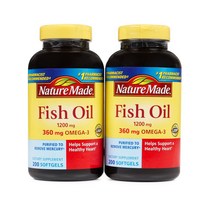 Nature Made 피시오일 Fish Oil 1200 mg 오메가3/6/9, 0.9kg, 400 Softgels