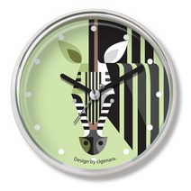 A+ 다용도 방수 흡착시계 욕실시계, 849C (얼룩말) 다용도 방수 흡착시계