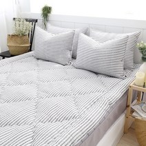 마이센스 시어서커 여름 요 토퍼, 마린_그레이