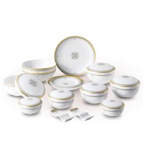 한국도자기 연리지 칠첩반상기 21p