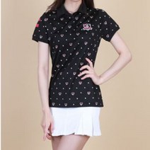 라라씨 2023신상 재 출시 기능성 골프 티셔츠 블랙 화이트 2컬러