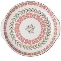 [일제 플랜스 핸들접시 21.5cm(핑크)]/경량도자기/일본접시/감성/그릇/예쁜접시/이자카야/