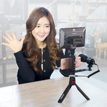 오토케 프리티BJ 패키지 개인방송장비 스마트폰촬영 룩스패드22H BY-PVM50 가성비 세트, 프리티BJ (삼각대 오렌지)