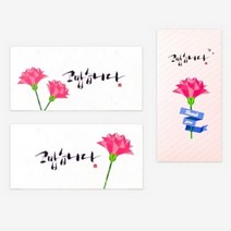 카네이션봉투2P, 두송이