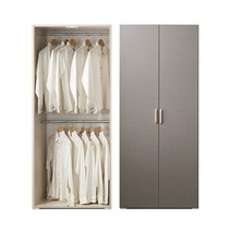 케이컴퍼니 이음800긴문옷장 싱글장롱, 그레이