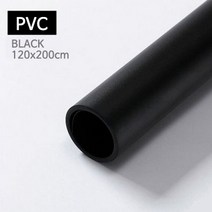 라이트앤 PVC 촬영 배경지 120x200cm, 1개, PVC120 블랙