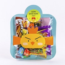 어린이집 생일선물 알찬과자8종+네임스티커무료+캐릭터포장 과자 선물세트, 1개, 13QF_알찬(꼬꼬)